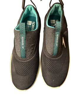 Speedo Womens Surfwalker Water Shoes Black & Teal Size S 5-6 Lightweight & Versa